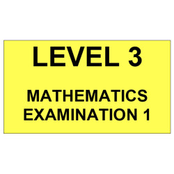 Mathematics Level 3 Examination 1